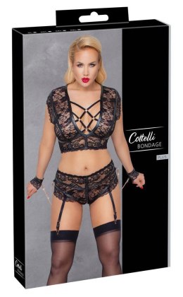 Zmysłowy zestaw bielizny Bondage 3XL