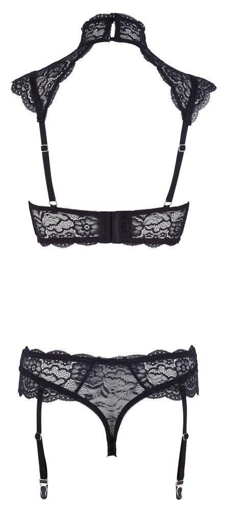 Zmysłowy komplet koronkowy Bra Set Lace 80B/M