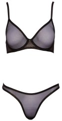 Zmysłowy Komplet Bielizny Cottelli LINGERIE: Biustonosz Usztywniany i Stringi 80C/L