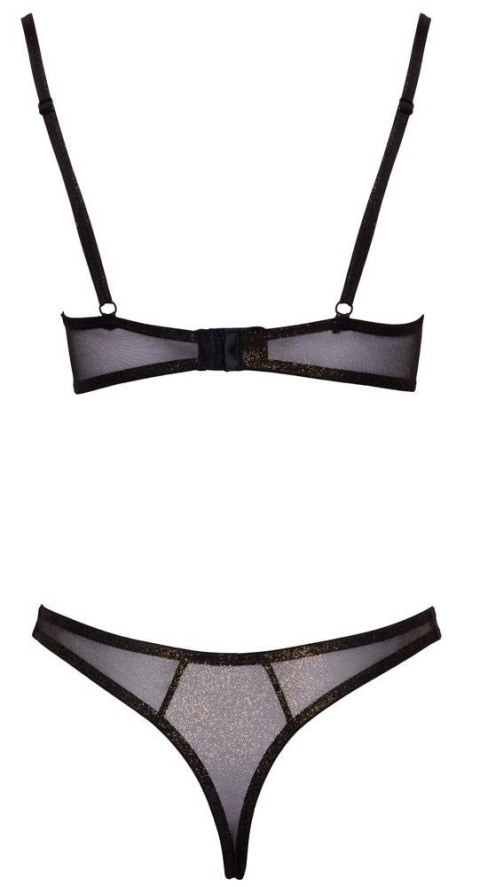 Zmysłowy Komplet Bielizny Cottelli LINGERIE: Biustonosz Usztywniany i Stringi 80C/L