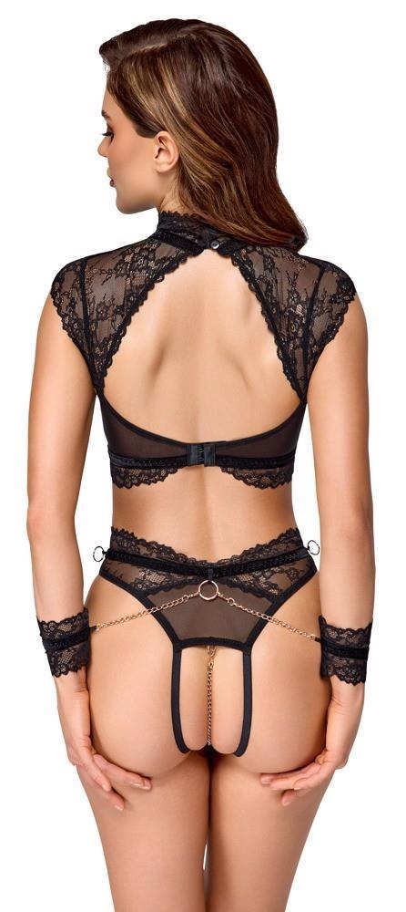 Elegancki Zestaw Bondage z Biustonoszem XL