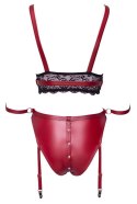 Zmysłowy komplet bielizny bondage, rozmiar S