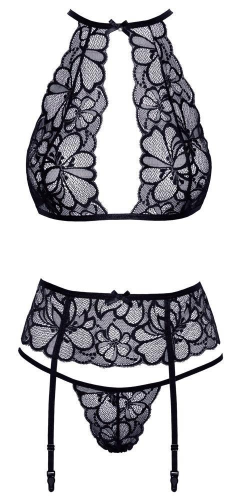 Zmysłowy Koronkowy Komplet Bielizny – L/XL