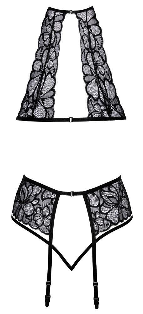 Zmysłowy Koronkowy Komplet Bielizny – L/XL