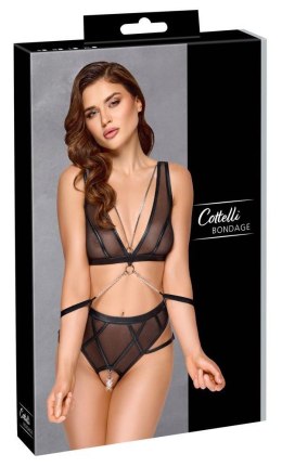 Zmysłowy Zestaw Bondage z Biustonoszem i Kajdankami Cottelli BONDAGE XL