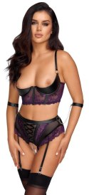 Zestaw bondage z biustonoszem typu Quarter Cup 85C/XL