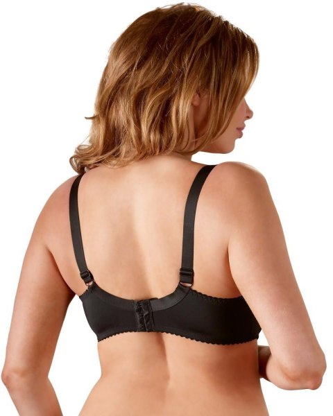 Elegancki biustonosz typu Shelf Bra, czarny, 95D