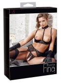 Zmysłowy komplet bielizny z biustonoszem typu shelf bra (85B/L)