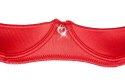 Zmysłowy czerwony komplet bielizny Shelf Bra