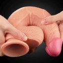 Dwuwarstwowe Dildo Realistyczne z Platynowego Silikonu 25 cm