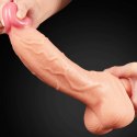 Dwuwarstwowe Dildo Realistyczne z Platynowego Silikonu 25 cm