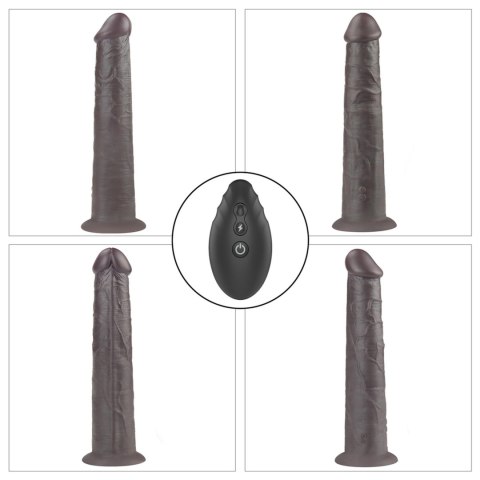 Luksusowe Dildo Realistyczne Lovetoy z Rotacją i Wibracjami – Dwuwarstwowy Silikon Platynowy, 25,4 cm