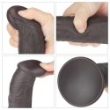 Luksusowe Dildo Realistyczne Lovetoy z Rotacją i Wibracjami – Dwuwarstwowy Silikon Platynowy, 25,4 cm