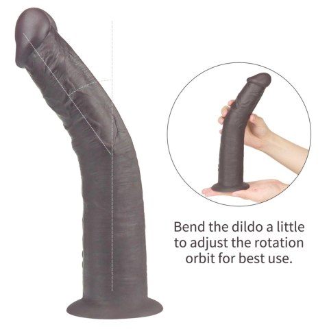 Luksusowe Dildo Realistyczne Lovetoy z Rotacją i Wibracjami – Dwuwarstwowy Silikon Platynowy, 25,4 cm