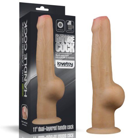 Realistyczne Dildo z Uchwytem Love Toy, 28 cm (11")