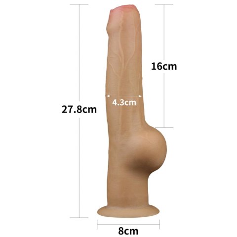 Realistyczne Dildo z Uchwytem Love Toy, 28 cm (11")