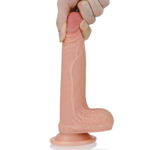 7-calowe Dildo Realistyczne z Dwuwarstwowego Silikonu Platynowego