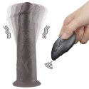 Ultrarealistyczne Dildo z Obrotem i Wibracją 8.0'' z Podwójnego Silikonu Platynowego