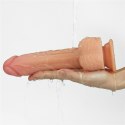 Realistyczne Dildo Obrotowe Liam 21.5 cm z Podwójnym Silikonem i Funkcją Grzania