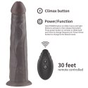Realistyczny Dildo z Platynowego Silikonu o Podwójnej Warstwie z Rotacją i Wibracjami – 23 cm