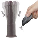 Realistyczny Dildo z Platynowego Silikonu o Podwójnej Warstwie z Rotacją i Wibracjami – 23 cm