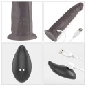 Realistyczny Dildo z Platynowego Silikonu o Podwójnej Warstwie z Rotacją i Wibracjami – 23 cm