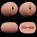 Dwustronny Masturbator Slider: Zmysłowa Przyjemność Waginalna i Analna
