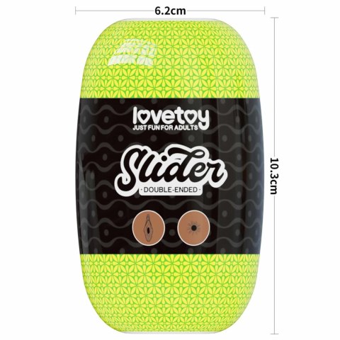 Dwustronny Masturbator Slider: Pochwa i Anus