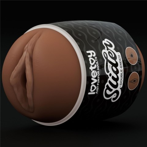 Dwustronny Masturbator Slider: Pochwa i Anus