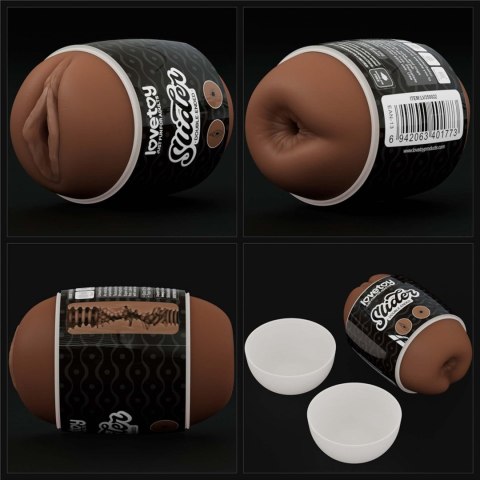 Dwustronny Masturbator Slider: Pochwa i Anus