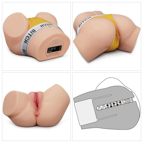 Zmysłowy Masturbator Streetgirl's z Innowacyjnym Sensation Pulse Box