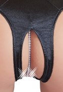 Perłowe Stringi G-string – Czarne M