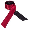 Zmysłowy Szalik Bondage Dwukolorowy (Czerwono-Czarny)