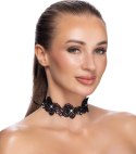 Zmysłowy Czarny Choker Koronkowy S-L