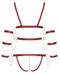 Bad Kitty Strap Body w Kolorze Czerwonym, rozmiar L