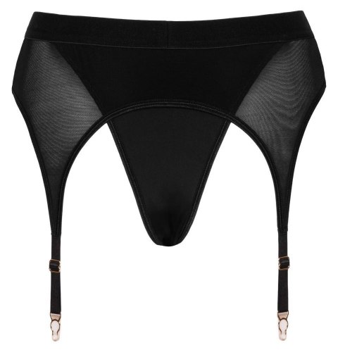 Eleganckie stringi strap-on Bad Kitty L z pasem do pończoch