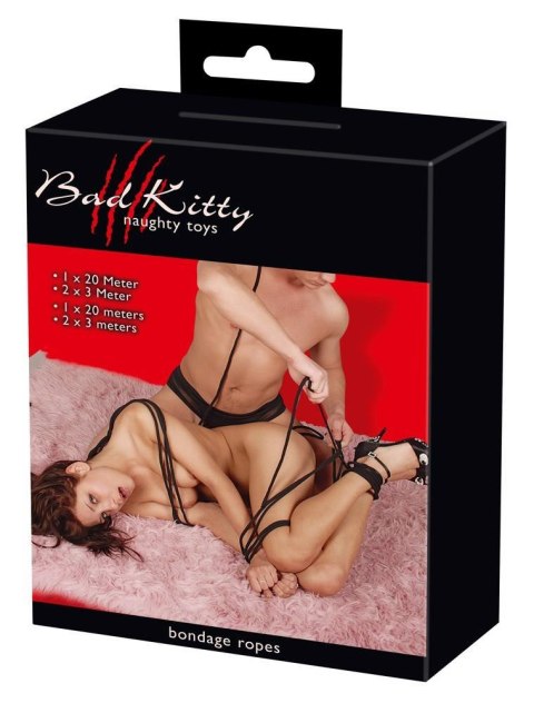 Czarne Liny Bondage