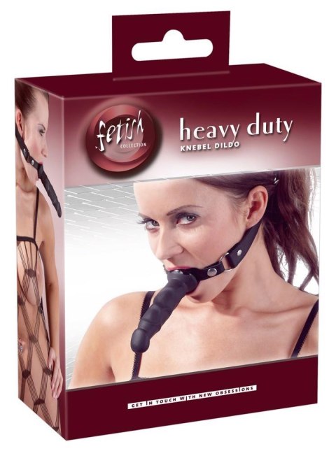 Intrygujący knebel z dildo