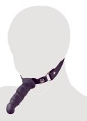 Intrygujący knebel z dildo