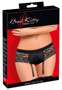 Eleganckie majtki z pasem do strap-ona Bad Kitty Susp-Panty XS