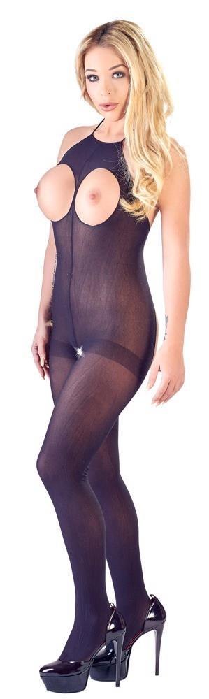 Zmysłowy kombinezon Catsuit Open Cup S-L