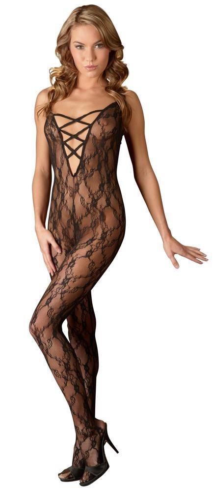 Zmysłowy Koronkowy Catsuit L/XL