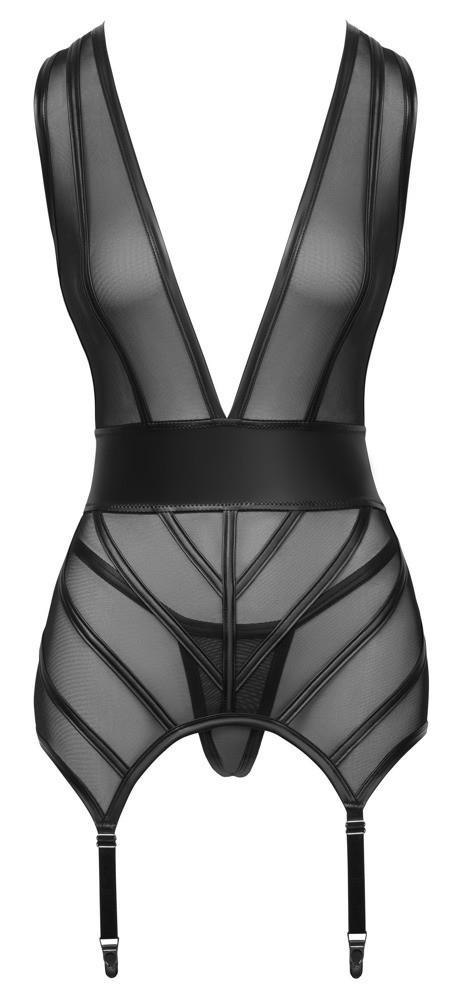 Zmysłowy Komplet Lingerie: Baskinka i Stringi