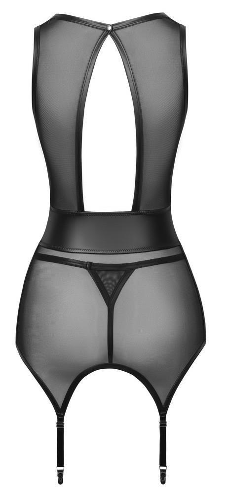 Zmysłowy Komplet Lingerie: Baskinka i Stringi