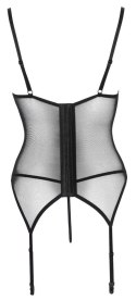 Zmysłowa Baskinka Cottelli LINGERIE, Czerwono-Czarna (M)