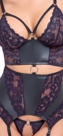 Baskinka Cottelli LINGERIE z Fioletowymi Akcentami M