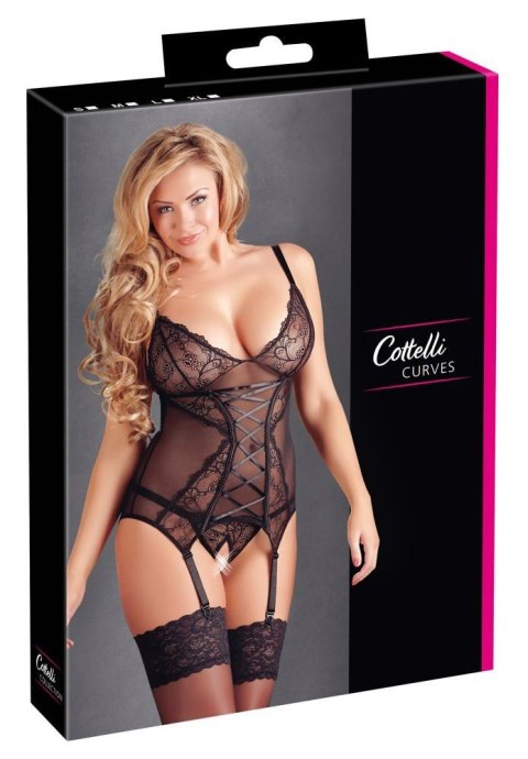 Zmysłowy komplet Cami Suspender 2XL