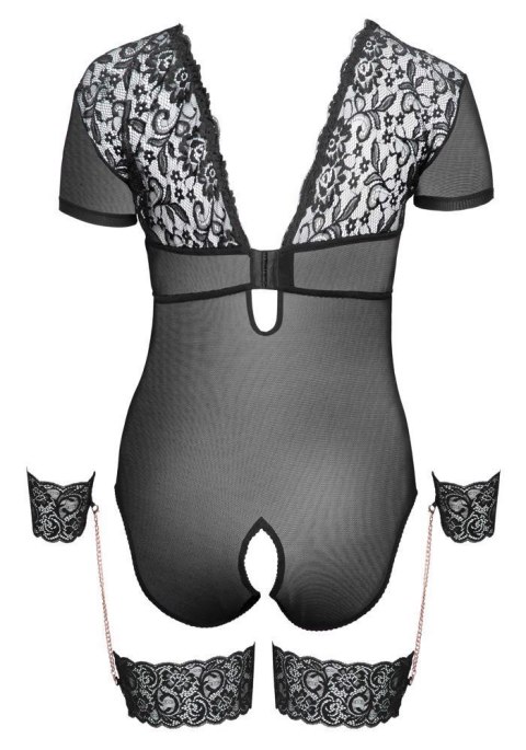 Zmysłowe Body Bondage z Koronką i Łańcuszkami 85D/L