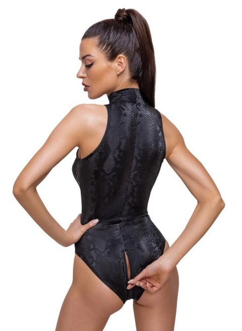 Ekskluzywne Body Cottelli PARTY - Wężowy Wzór (Rozmiar M)
