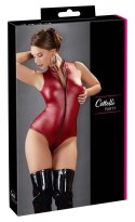 Zmysłowe Body Zip w kolorze czerwieni, rozmiar S